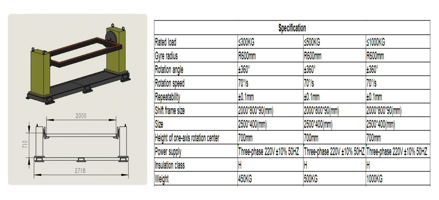 H-type Welding single-axis positionel