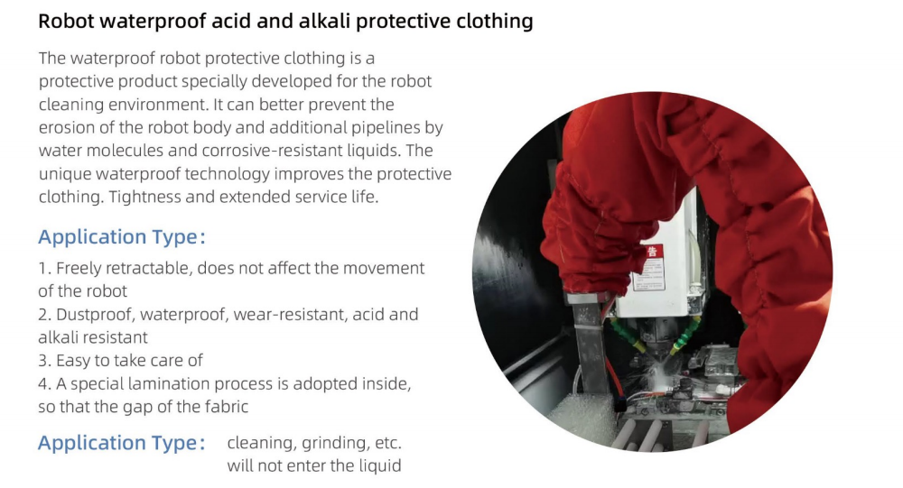 Robot waterproof acid and alkali protective clothing